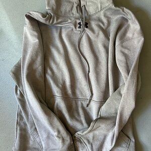 Under Armour Light Gray Pullover Hoodie